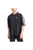 adidas Erkek  Siyah  T-shirt Oversize tee IZ1832 thumbnail 4