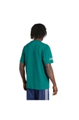 adidas Erkek Yeşil T-shirt GRAPHIC LO SS T JX8161 - 3