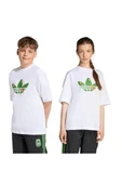 adidas Çocuk  Beyaz  T-shirt TEE JW5326 thumbnail 8