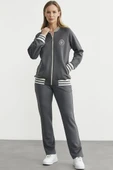 Şerit Detaylı Scuba Eşofman Takım - Antrasit thumbnail 3