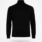 Slim Fit Polo Yarım Balıkçı Uzun Kol Erkek Triko - 7425 - 5