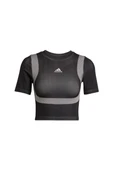 adidas  Kadın  Siyah  T-shirt SEAMLESS TEE JV7159 - 1