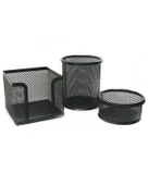 Inox Perforeli Kalemlik Seti 3’lü Siyah 0683 thumbnail 1