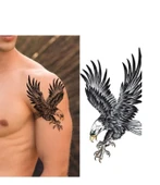 Kartal Geçici Dövme Şablonu - FF037 thumbnail 3