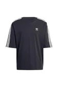 adidas Erkek  Siyah  T-shirt Oversize tee IZ1832 thumbnail 1