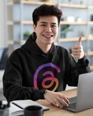 Yazılımcılara Özel Meta Developer Baskılı, Unisex, Kapüşonlu Regular Hoddie Kangru Sweat, 3'lü Paket thumbnail 8