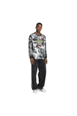 adidas  Erkek Siyah  Sweatshirt AOP LS JERSEY KG2680 thumbnail 4