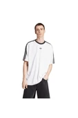 adidas Erkek  Beyaz  T-shirt JACQUARD JERSEY JW5877 thumbnail 2
