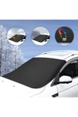 NACTUMU SUV ve Doblo Araçlar İçin Kar, Buz ve Güneş Brandası, Büyük Boy Araçlar İçin Ön Cam Brandası 150 CM - 1