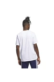 adidas Erkek  Beyaz  T-shirt M HLDY GFTBOX T JV8439 thumbnail 4