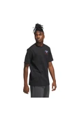 adidas  Erkek  Siyah  T-shirt M HLDY GFTBOX T JV8438 thumbnail 5