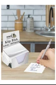 Masaüstü Küp Blok Not Kağıdı 10 Paket 8x8 cm Beyaz Küp Not Kağıdı Kare Kağıt Beyaz Boş Kağıt 400 Yaprak Hatırlatma Ofis thumbnail 3