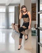 Derya Kurşun Askılı Kadın Tayt Takım 1501 thumbnail 1