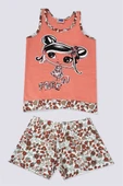Kız Çocuk Şortlu Takım 6525 thumbnail 4