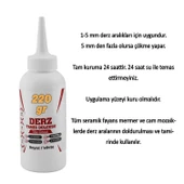 Hazır Derz Dolgu Fayans Seramik Mermer Yer Zemin için Tamir Yenileme Dolgusu Beyaz Renk (220 Gr) thumbnail 4