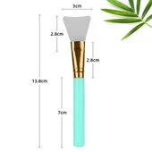 OLLEVRA 2li Silikon Temizlemesi Kolay Kullanılabilen Yüz Cilt Bakımı Maske Ve Krem Spatulası - 7