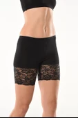 Derya Kurşun Dantelli Kısa Kadın Şort Tayt 496 thumbnail 5