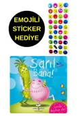 EMOJİLİ  STİCKER HEDİYE  - OKUL ÖNCESİ RESİMLİ KİTAPLAR  - SARIL BANA ! thumbnail 1