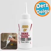 Hazır Derz Dolgu Fayans Seramik Mermer Yer Zemin için Tamir Yenileme Dolgusu Beyaz Renk (220 Gr) thumbnail 1
