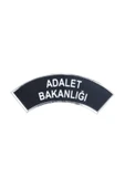 Adalet Bakanlığı 3D Kol Arması, Yeni Model Tip, Standart Ölçü, 1.sınıf Plastik Ultra Kaliteli - 1