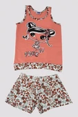 Kız Çocuk Şortlu Takım 6525 thumbnail 1