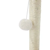 M-Pets My First Ponponlu Kedi Tırmalama Tahtası Beyaz 24x24x30 Cm thumbnail 2