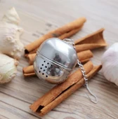 Mucit Home Top Model Çelik Çay ve Bitki Çayı Demleme Süzgeci – Paslanmaz Çelik Küre Demlik Süzgeç - 3