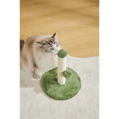 M-Pets My First Ponponlu Kedi Tırmalama Tahtası Yeşil 24x24x30 Cm thumbnail 3