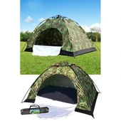 Litae Trend 4 Kişilik Kamuflaj Desenli Kolay Kurulumlu Kamp Çadırı thumbnail 1