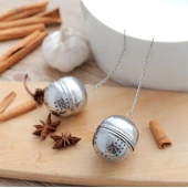 Mucit Home Top Model Çelik Çay ve Bitki Çayı Demleme Süzgeci – Paslanmaz Çelik Küre Demlik Süzgeç - 2