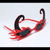 Litae Trend Kırmızı Alevli Parti Gözlüğü thumbnail 4