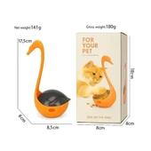 Litae Trend Kuğu Şeklinde Lazerli ve Mama Hazneli Kedi Oyuncağı thumbnail 2