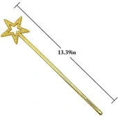 Litae Trend Altın Renk Yıldız Peri Asası thumbnail 5