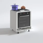 Kenzlife ankastre modülü kabini kerim byz fırın ocak dolabı 70 cmye kadar ocak için uyumlu thumbnail 3
