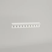 Kenzlife elbise askılığı askılık vettini120 byz 20*120*12 metal gri 10 adet askı portmanto thumbnail 3