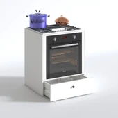 Kenzlife ankastre modülü kabini alim byz fırın ocak dolabı çekmeceli 70 cmye kadar ocak için uyumlu thumbnail 3