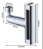 360 Derece Döner Musluk Başlığı - 1