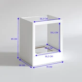 Kenzlife ankastre modülü kabini aziz byz fırın ocak dolabı 70 cmye kadar ocak için uyumlu thumbnail 6