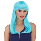 Litae Trend Turkuaz Mavi Parti Peruğu thumbnail 1
