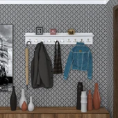 Kenzlife elbise askılığı askılık vettini120 byz 20*120*12 metal gri 10 adet askı portmanto thumbnail 1