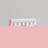 Kenzlife elbise askılığı askılık vettini070 byz 20*070*12 metal gri 6 adet askı portmanto thumbnail 4