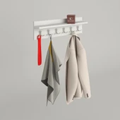 Kenzlife elbise askılığı askılık vettini070 byz 20*070*12 metal gri 6 adet askı portmanto thumbnail 2