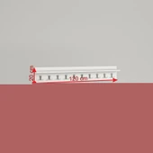 Kenzlife elbise askılığı askılık vettini120 byz 20*120*12 metal gri 10 adet askı portmanto thumbnail 4