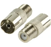 F Konnektör Dişi Anten Fiş 60 Ohm Dişi Dönüştürücü Jak - 1