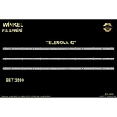 Telenova Tv Led Bar 42 İnç 3 Lü Takım 3 X 80,3 Cm 7 Mercek 284569 - S4 - 1