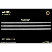 Awox Tv Led Bar 32 İnç 3 Lü Takım 3 X 58,9 Cm 8 Mercek 284464-n24 - 1