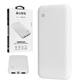 S-link Lp-g10n Beyaz Micro + Type C Girişli 10000 Mah Taşınabilir Şarj Cihazı Powerbank - 1