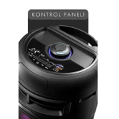 Maxron Mxboom Taşınabilir Rgb Led Bt5.0 Hoparlör Parti Speaker Kablosuz Mikrofonlu - 2