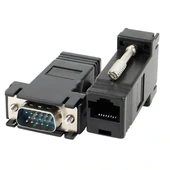 Powermaster Vga Extender Rj45 Cat5/cat6/cat7 Uzatıcı Çevirici (2'li Paket) - 1