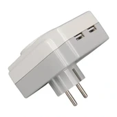 Powermaster Pm-18721 16 Amper - 3680 Watt Tekli Çocuk Korumalı 2 Usb'lı 1400 Joule Akım Korumalı Priz - 3